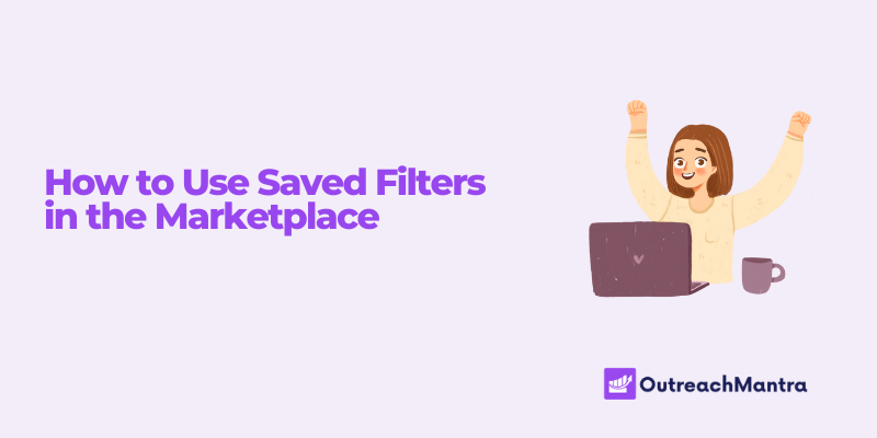How to Use Create and Saved Filters in the Marketplace